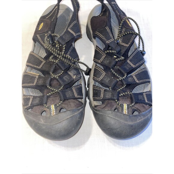Keen River Sandals Men’s Size 10.5 Medium Black Fabric Waterproof Drawstring main image 12